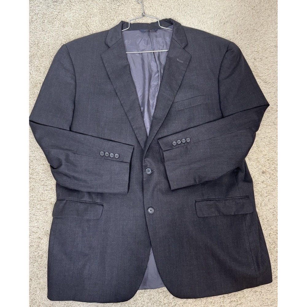 Brooks Brothers Men's Gray Madison 1818 Blazer Jacket‎ Estrato Italy Made Sz 48L